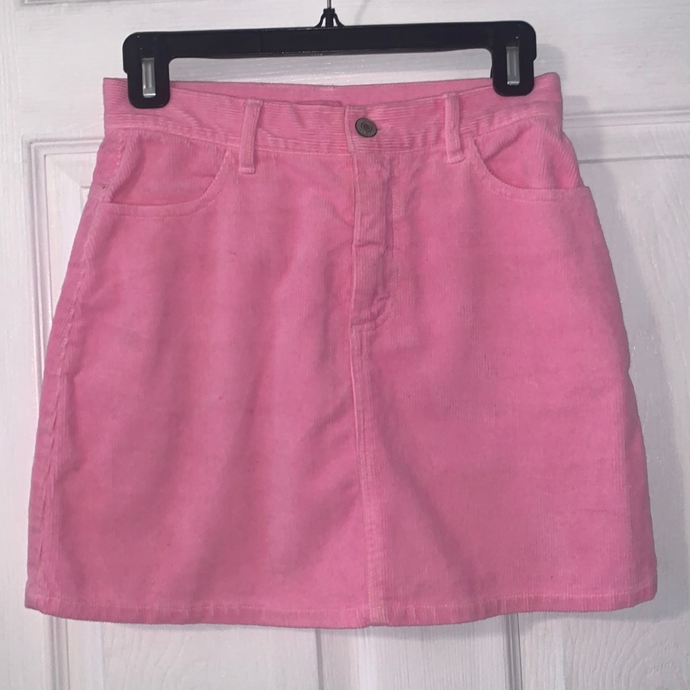 Brandy Melville John Galt Corduroy Button Up Skirt